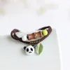 Wholesale-New Arrival Handmade Unique Panda Ceramic Bracelets& Bangles Fashion Strand Elegant Jewelry For Women