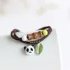 Groothandel-nieuwe aankomst handgemaakte unieke panda keramische armbanden armbanden mode streng elegante sieraden voor vrouwen