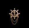 anchor brooches for men