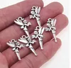 200 Stücke Tibetischen Silber Fee Engel Charms Anhänger Für Schmuck Machen 25x14mm