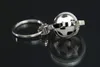 New rotating golf basketball soccer key chain key ring commemorative gift gift customization KR029 Keychains mix order 20 pieces a lot