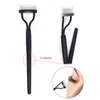 High Quality Foldable Steel Needle Eyelash Brush Comb Metal Eyelashes Separator Eye Lashes Makeup Brushes Tools