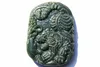 Handgeschnitzte (Shaanxi Blue Field) graue Jade – herabsteigen den Tiger. Amulett - wunderschöner Kettenanhänger.