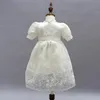 3pcs high quality fashion newborn baby girls dress infant baby girl Christening Gown girls lace party wedding dress7361531