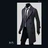 Wholesale- Hot Sale Mens Designer Clothing British Style Trench Coat Winter Autumn Wool Jacket Windbreaker Men Overcoat Casacos 2M0135