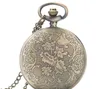 Vente en gros 100pcs / lot watch vintage Collier de surveillance de poche hommes femmes antique bronze watch pw076