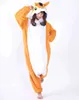 Disfraz Squirrel Mujeres y hombres Animales Kigurumi Polar Fleece Disfraz para Halloween Carnival Año Nuevo Partido Bienvenida envío