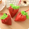 50 pièces ECO Rangement sac à main Strawberry pliable Tote Shopping Sacs réutilisables Couleurs aléatoires Environnement Pliage BAG2082