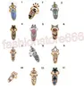 Fashion Rhinestone Cute Bowknot Finger Nail Ring Charm Crown Flower Crystal Personalità femminile Nail Art Rings2138