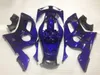 Feedings de plástico de motocicleta para Yamaha YZF R6 98 99 00 01 02 Blue Feeding Kit YZFR6 1998-2002 OT43