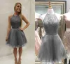 silver grey homecoming dresses