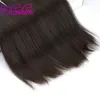 Choshim Kulak Dantel Ön 3or4 Demetleri ile Brezilyalı Remy Saç 13 * 4 Üst Dantel Frontal Hairline Dantel Frontal Bebek Saç ile 10A