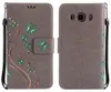 플립 커버 삼성 갤럭시 J5 프라임 케이스 럭셔리 지갑 카드 갤럭시 J5에 대한 다채로운 꽃 J510 2016 J530 2017 케이스