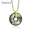 VAROLE New Classic Painted Jewelry Choker Bohemia Style Necklace for Women Collares Bijoux Femme Snake Chain Pendants
