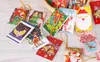 Christmas Greeting Card Holiday New Year Festivel Wish gift card invitation cards Hanging Christmas Tree Pendant Decorative Ornaments