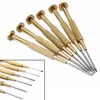 6pcs/Lot Precision Jewelers Watch Screwdrivers Set Kit Phillips & Flat Repair Tools The Best Quality For Watchmaker