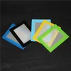 100st Silicone Wax Mats Square Sheets Pads Mat Barrel Drum 26 ml Silicon Oil Container Dabber Tool For Dry Herb Jars Dab