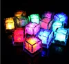 Mini LED Party Lights Square Color Changing LED Ice Cubes Glödande isbitar Blinkar Blinkande Novelty Party Supply