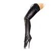 18CM High Height Sex boots Women's Heels Round Top Stiletto Heel SM shoes Over-the-Knee Boots Heels No.13037