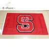 NCAA NC州WolfPackポリエステル国旗3FT * 5FT（150cm×90cm）フラグバナー装飾フライングホームガーデン屋外ギフト