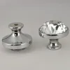 33mm Knoppen Moderne Mode Zilveren Chrome Lade Tv Cabinet Knop Trekt Glas Crystal Keukenboekkast Wijn Handgrepen