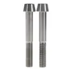 Wanyifa 2PCS M10 x 70mm Titanium GR5 TI Bolts Socket Head M7x40mm För Cykel Motorcykel Bilram