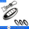 Stop cynkowy + plastikowa skrzynka na klucze do infiniti Q50 Q60 Q70 QX30 QX50 QX60 QX70 QX80 ESQ JX35 EX25 Car Key Case