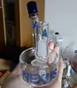 Nexus Solid Glass Bongs Waterpijpen Watercirculatie Downstem Recycler Oil Rigs Waterpijpen met 14 mm scharnier ZEER uniek