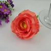 9Colors 9CM DIY Artificial Rose Flower Heads Silk Decorative Flower Supermarket Background DIY Road Led Wedding Wall Flower Bouqu9475247