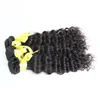 Глубокая волна Реми волос связки 300 г бразильский девственные волосы 3 пучки естественный цвет 3 шт. человеческих волос