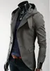 Man han editie zakelijke vrijetijdsmode de nieuwe trend van Engeland boutique persoonlijkheid pure kleur jassen met capuchon M-2XL339k