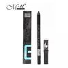 Zwarte eyeliner potlood waterdichte wenkbrauw pen make-up schoonheid comestics oog voering ogen make-up met potloodslijper