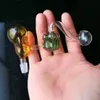 Rose s boil , New Unique Glass Bongs Glass Pipes Water Pipes Hookah Oil Rigs Smoking with Dropper