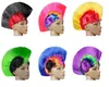 Rainbow Led Mohawk Hair Wigs Fashion Piłka nożna Fans Punk Wig Performance Cosplay Party Flashing Wigs Festival Christmas Flash peruka