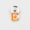 Pulsanti a scatto Clemson Tigers Snap 18 mm Round Glass College Snap Charms Accessori a scatto di alta qualità per la collana Bracciale E1394058