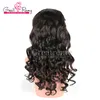 Greatremy® brasiliansk jungfrulig hår spets fram peruk naturlig färg lös kroppsvåg mänsklig lacewigshair produkter 1pc