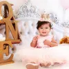 Baby Infant Toddler Birthday Party Sukienki Blush Różowy Róża Złote Cekiny Łuk Koronki Załoga Nisze Herbata Długość Tutu Ślubny Kwiat Girl Dresses 2019