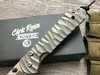 Бесплатная доставка 8.5 " Крис Рив новый ЧПУ D2 лезвие Sebenza 21 стиль полный TC4 Титановая ручка складной нож DF05