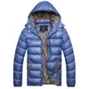 Wholesale- New Jacket Men Cotton Parka Warm Thickening Winter Outerwear Hooded Waterproof Down Jacket&coat 22