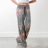 pantaloni yoga LADIES FLORAL YOGA PALAZZO PANTALONI DONNA ESTATE WIDE GAMBA PANTALONI PLUS TAGLIA 6-20