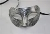 Retro Romerska Gladiator Halloween Party Masks Man Kvinna Barn Mardi Gras Masquerade Mask Guld och Silver Tillgänglig