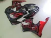 Kit carenatura moto per Honda CBR919RR 98 99 rosso fiamme carene carrozzeria nera set CBR 900RR 1998 1999 OT34