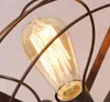 Vintage LED Metal Tabelas Lâmpadas Fãs Forma Projetado Art Deco Table Lamp para Estudo Quarto Sala de estar Bar Decor