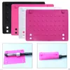 Wholesale- Silicone Heat Resistant Mat Anti-heat Mats for Hair Straightener Curling Iron