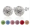 ball stud earrings diamonds