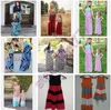16 أنماط عائلة مطابقة ملابس الملابس الفتيات مجموعات المرقاء الأم وابنة الشاطئ مطابقة الثياب ملابس MAXI CHEVRON