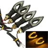 4x Universele Motorcycle Bike Amber LED Richtingaanwijzer Knipperlicht Voor Honda Kawasaki Suzuki Yamaha3328969