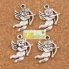 Cupido Angel Charms Hangers 100 stks veel Antiek Zilver Sieraden Bevindingen Componenten DIY L107 22 3x15 8mm331G