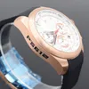 Montres de sport avec ceinture en caoutchouc pour hommes, Six broches, calendrier des secondes, coque en acier, papillon, double pression, montre à Quartz 07812715