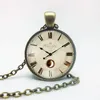 Miglior regalo Retro Lega orologio orologio Gemstone Collana Collana Moda Pendente Motivi Possono essere personalizzati WFN515 (con catena) Mix Order 20 pezzi molto